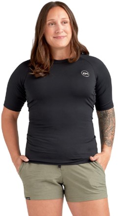 DAKINE - HD Snug Fit Rashguard - Womens - BLACK