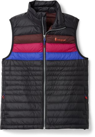 Cotopaxi - Fuego Down Vest - Womens - BLACK/BLACK IRIS STRIPE