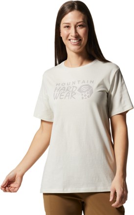 Mountain Hardwear - Logo T-Shirt - Mens - STONE
