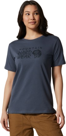 Mountain Hardwear - Logo T-Shirt - Mens - BLUE SLATE
