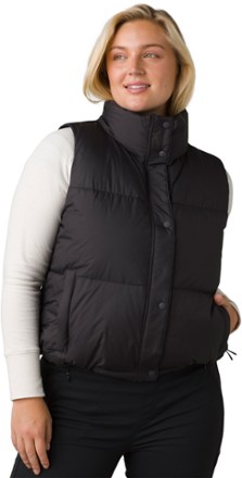 prAna - Hellebore Down Vest - Womens - CHARCOAL