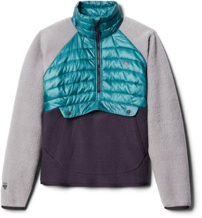 Mountain Hardwear - Altius Hybrid Pullover - Womens - WASHED TURQ