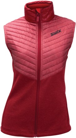 Swix - Blizzard Hybrid Insulated Vest - Womens - RED