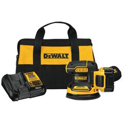 DEWALT - DCW210P1 - 20-Volt-Amp Brushless Cordless Variable Speed Random Orbital Sander with Dust Management (Battery Included)