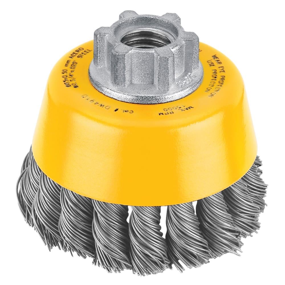 DEWALT - DW4910 - 3-in Course Knotted Angle Grinder