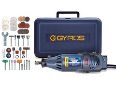 Gyros - 40-02470 - PowerPro 50-Piece Variable Speed Corded 1.2-Amp Rotary Tool with Hard Case