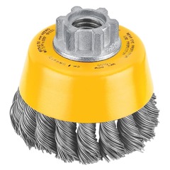 DEWALT - DW4910S - 3-in Coarse Wire Cup Brush Angle Grinder