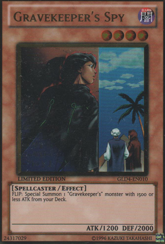 Gravekeepers Spy - GLD4-EN010 - Gold Rare - Limited Edition
