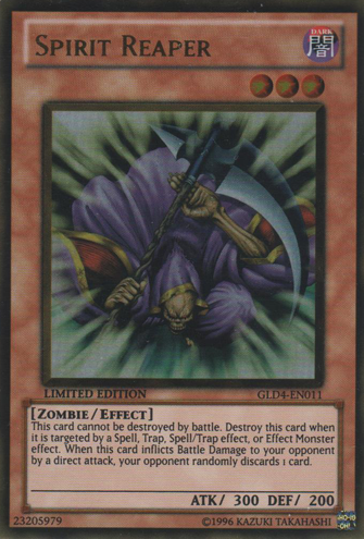 Spirit Reaper - GLD4-EN011 - Gold Rare - Limited Edition