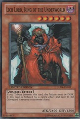 Lich Lord, King of the Underworld - GLD4-EN019 - Common - Limited Edition