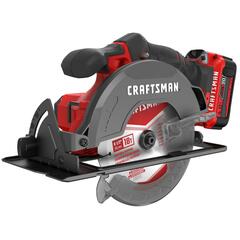 CRAFTSMAN - CMCS500M1 - V20 20-Volt Max 6-1/2-in Cordless Circular Saw Kit Circular Saw (1-Battery and Charger Included)