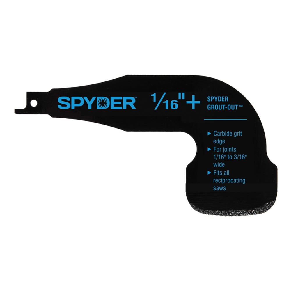 Spyder - 100263 - Reciprocating Saw Grout Removal Tool Attachment