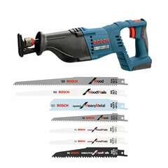 Bosch - undefined - 18V Cordless Reciprocating Saw w/ Blades