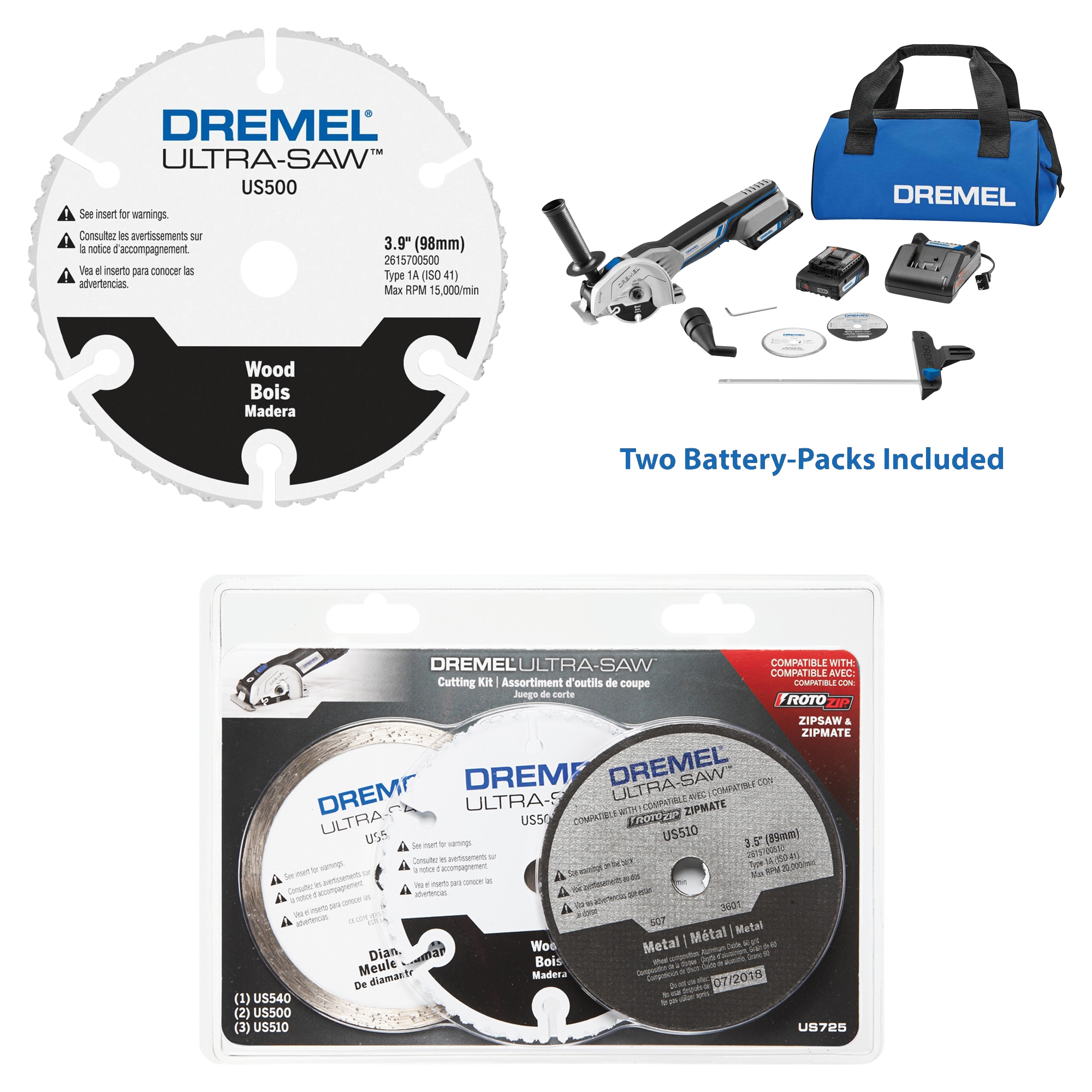 Dremel - undefined - Dremel 20V Ultra-Saw Kit w/ Blades