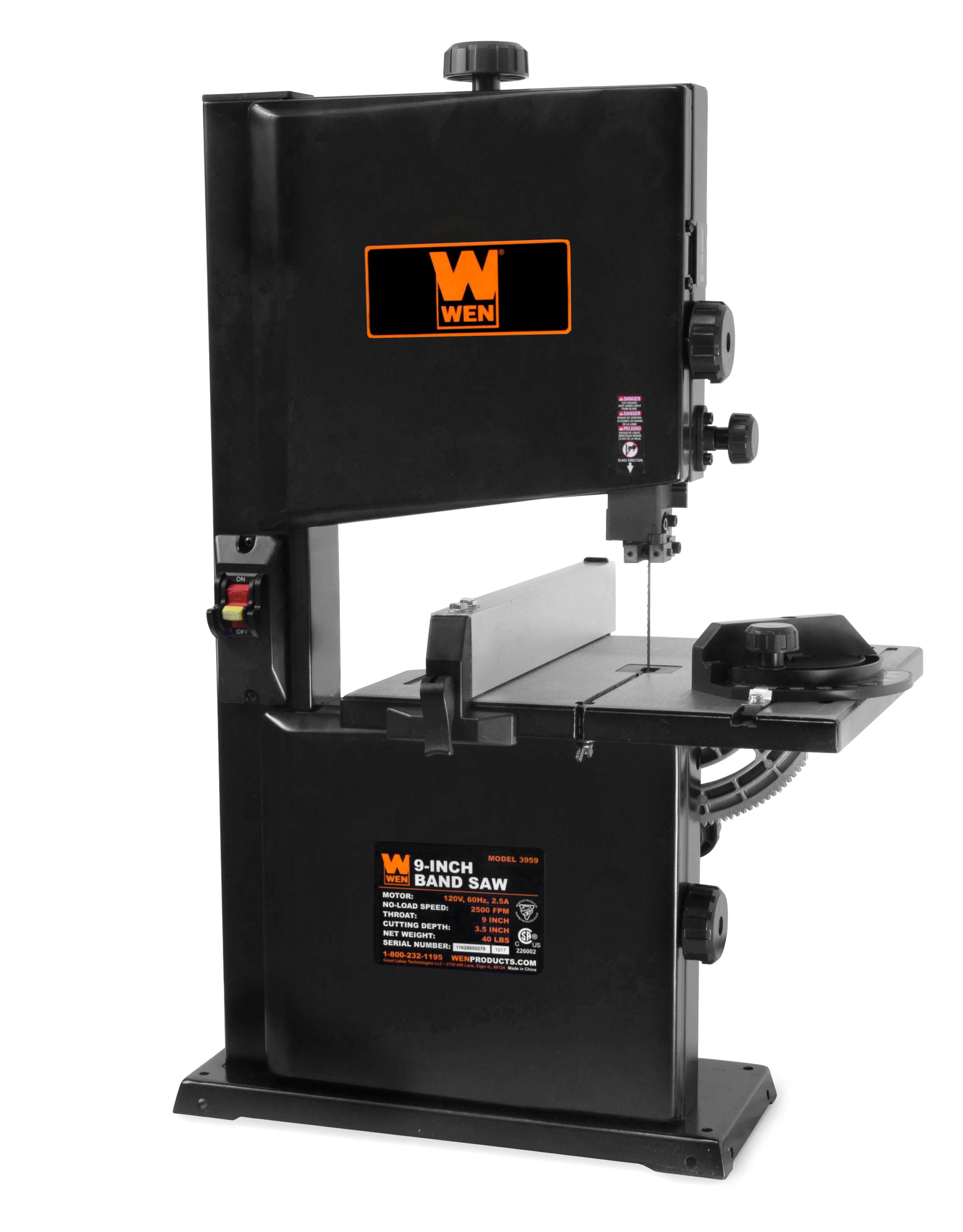 WEN - 3959T - 9-in 2.5-Amp Stationary Band Saw