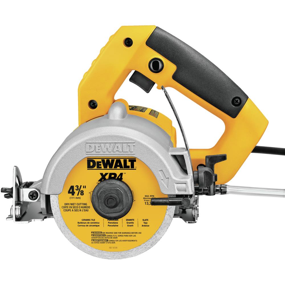 DEWALT - DWC860W - 4.375-in 10.8-Amp Wet Handheld Tile Saw