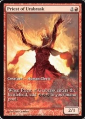 Priest of Urabrask - Extended Art Game Day Promo