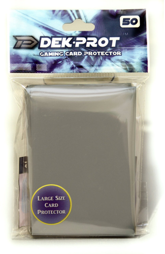 Dek Prot 50ct. Standard Sleeves - Darksteel Grey