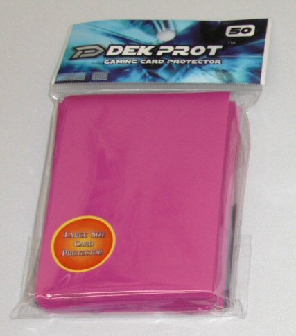 Dek Prot 50ct. Standard Sleeves - Rose Red