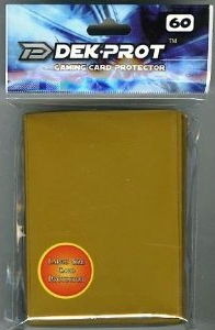 Dek Prot 50ct. Standard Sleeves - Sunset Gold
