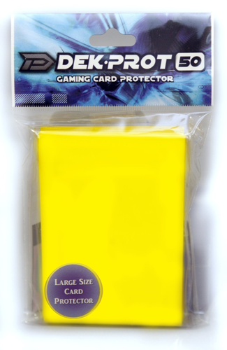 Dek Prot 50ct. Standard Sleeves - Sunflower Yellow