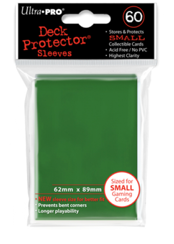 Ultra Pro Sleeves - Small - Green (60 ct.)
