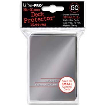 Hi-Gloss Silver Small Deck Protectors 50ct