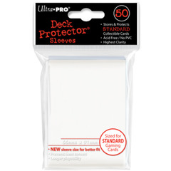 Ultra Pro Standard Deck Protector Sleeves White 50ct