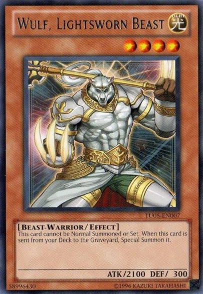 Wulf, Lightsworn Beast - TU05-EN007 - Rare - Unlimited Edition