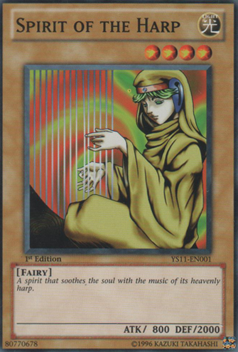 Esprit de la harpe - YS11-EN001 - Commun - 1ere edition // Starter Deck: Dawn of the Xyz