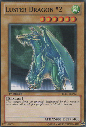 Lustre Dragon #2 - YS11-EN002 - Commun - 1ere edition // Starter Deck: Dawn of the Xyz