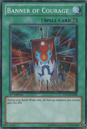 Banniere du courage - YS11-EN028 - Commun - 1ere edition // Starter Deck: Dawn of the Xyz