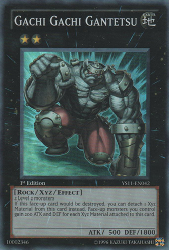 Gachi Gachi Gantetsu - YS11-EN042 - Super Rare - 1ere edition // Starter Deck: Dawn of the Xyz