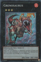 Grenosaurus - YS11-EN043 - Super Rare - 1st Edition