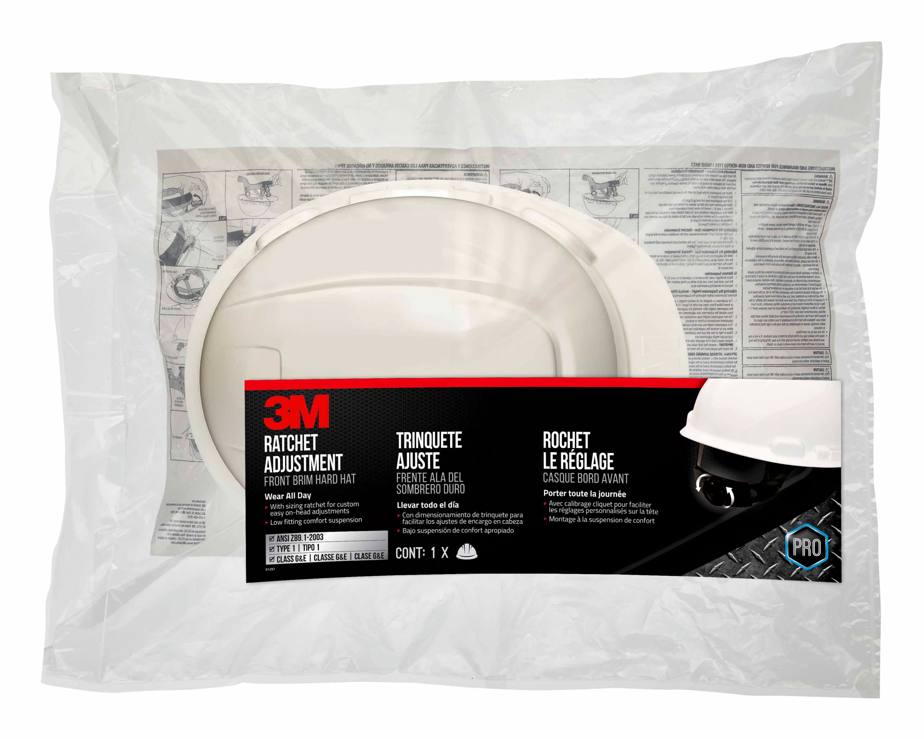 3M - CHH-R-W6-PS - White Hard Hat