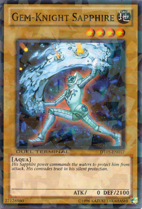 Gem-Knight Sapphire - DT05-EN017 - Common - Duel Terminal