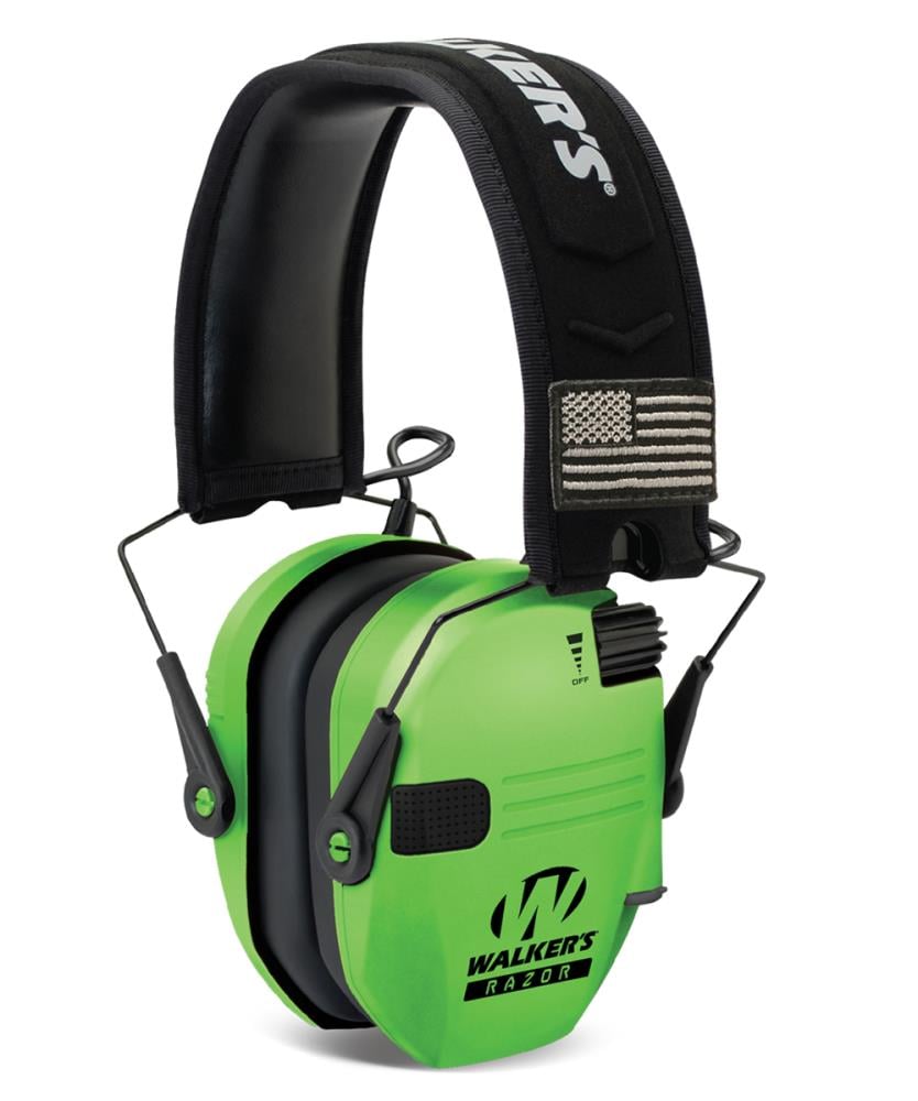 Walkers - SF-RSEMPAT-HVG - Razor Muff-Patriot-High Vis Green