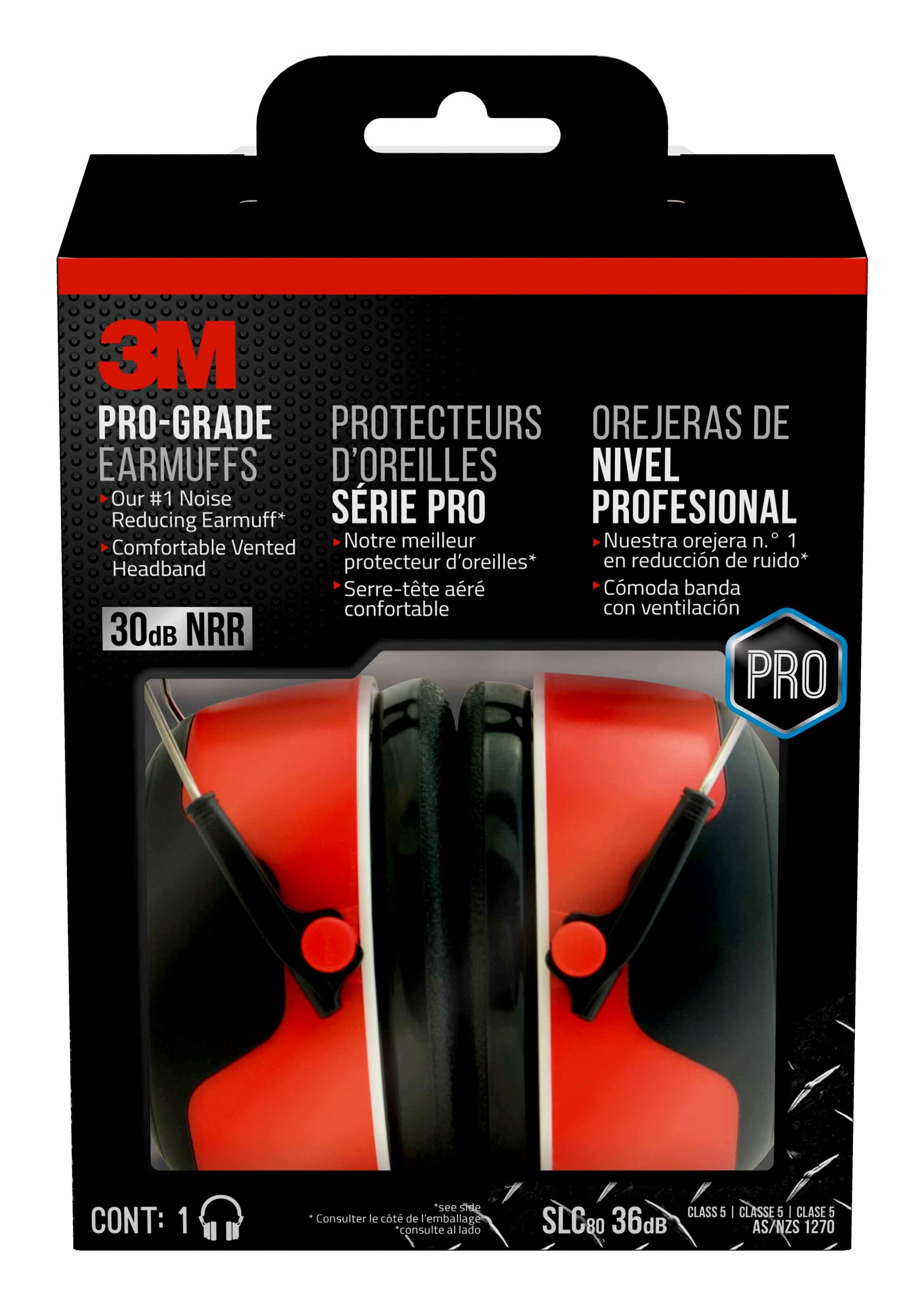 3M - 90565-4DC-PS - Plastic Hearing Protection Earmuffs
