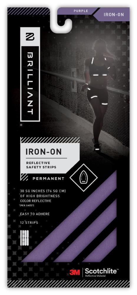 Brilliant - BR-IR-PURUS - 4-in Purple Reflective Vinyl Safety Tape