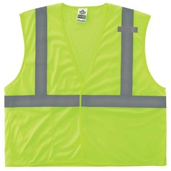 GloWear - 21027 - 2Xl/3Xl Green Polyester High Visibility Enhanced Visibility (Reflective) Safety Vest
