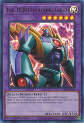 Evil HERO Lightning Golem - LDS3-EN028 - Ultra Rare - 1st Edition