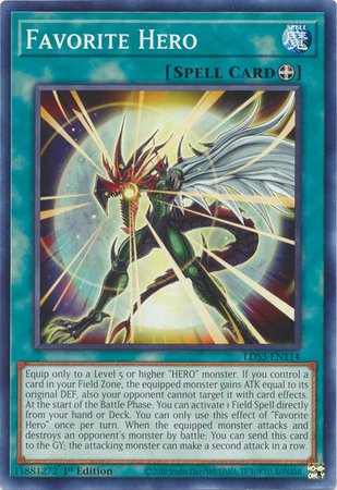 Favorite Hero - LDS3-EN114 - Common - 1st Edition