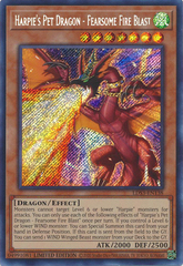 Harpie's Pet Dragon - Fearsome Fire Blast - LDS3-EN138 - Secret Rare - Limited Edition