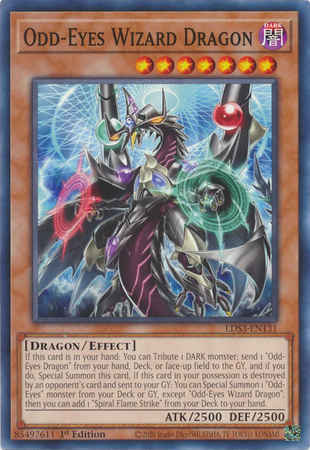 Odd-Eyes Wizard Dragon - LDS3-EN131 - Common - 1st Edition