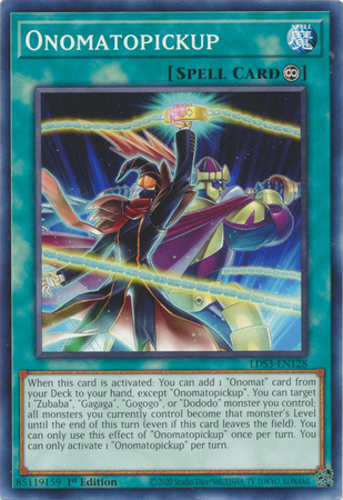 Onomatopickup - LDS3-EN128 - Common - 1st Edition