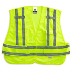 GloWear - 21367 - 3X Large Green Polyester High Visibility Enhanced Visibility (Reflective) Safety Vest