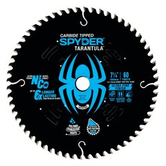 Spyder - 13018 - Tarantula 7-1/4-in Carbide-tipped Steel Circular Saw Blade