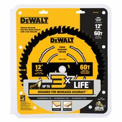 DEWALT - DWA11260 - DEWALT Large Diameter Saw Blades 12-in 60-Tooth Tungsten Carbide-tipped Steel Miter Saw Blade