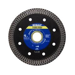 Kobalt - CTM04P - 4-in Turbo Mesh Diamond Tile Saw Blade