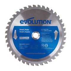 Evolution - 185BLADEST - 7-1/4-in -Tooth Tungsten Carbide-Tipped Steel Circular Saw Blade